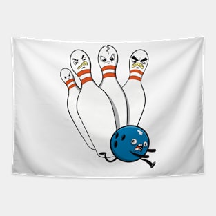 Rise of the Bowling Pins Tapestry