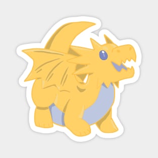 Cute Yellow Dragon Magnet