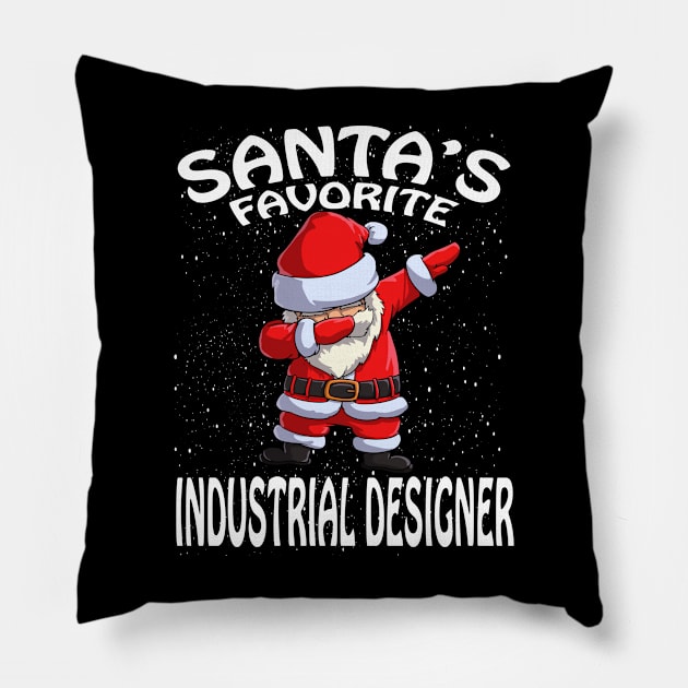 Santas Favorite Industrial Designer Christmas Pillow by intelus