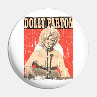 LOVE dolly parton Pin