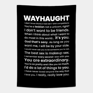 Wayhaught quotes Tapestry