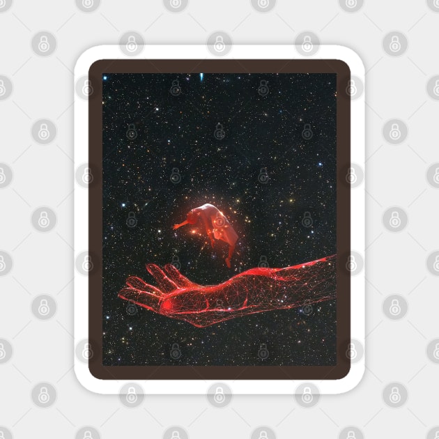 Hand of God Magnet by DreamCollage
