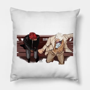 Crowley and Aziraphale Pillow