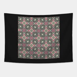 Pink and Green Yarn Tapestry