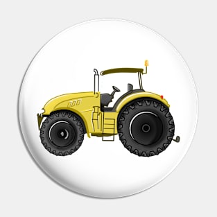 Yellow tractor Pin