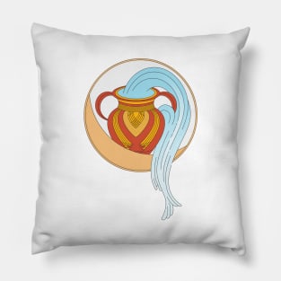 Aquarius Zodiac Sign Astrology Pillow