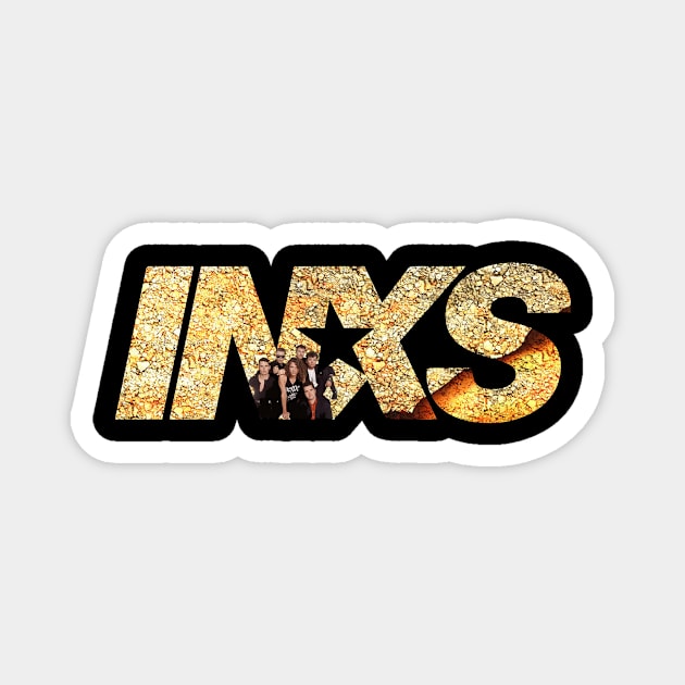 INXS Australian rock Magnet by sanantaretro