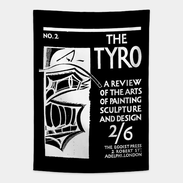 The Tyro / Wyndham Lewis / Modernist Art Tapestry by CultOfRomance