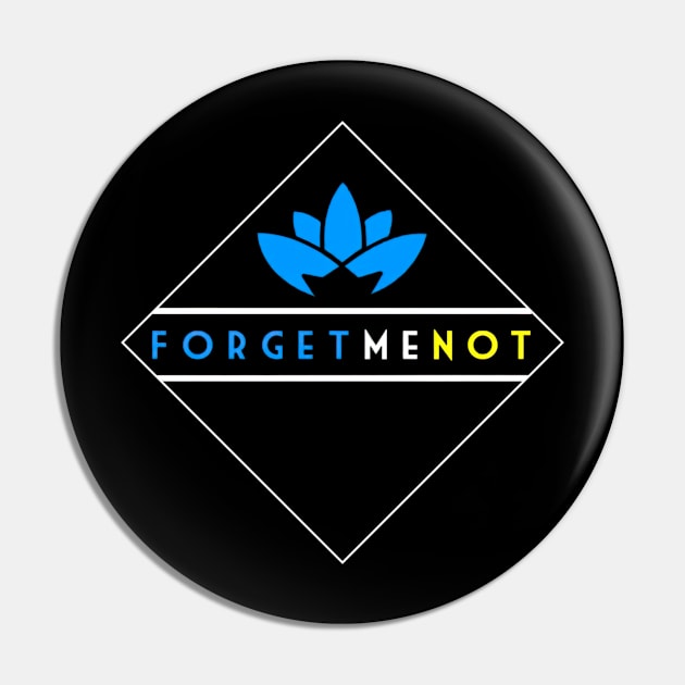 Forget Me Not T-shirt Mug Coffee Apparel Hoodie Sticker Gift Tote Pillow Phone Case Pin by Bougenvilea