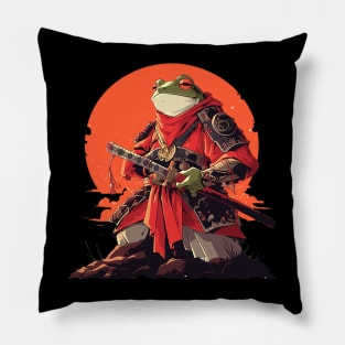 samurai frog Pillow