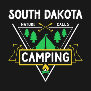 South Dakota USA Camping Outdoors Nature Adventure T-Shirt