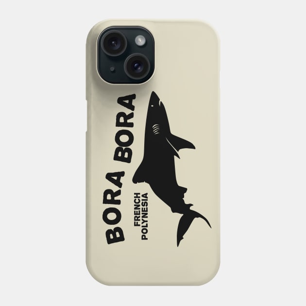 Shark Diving In Bora Bora Phone Case by TMBTM