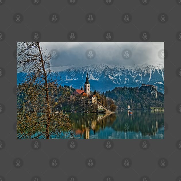 Island. Lake Bled. Slovenia by vadim19