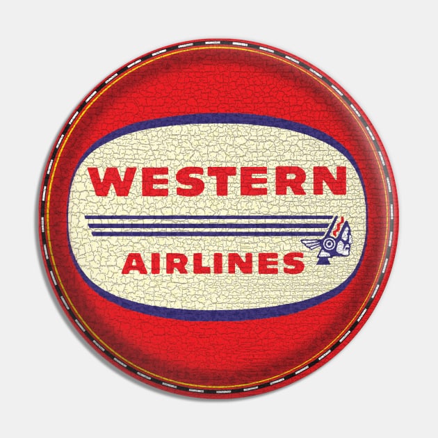 Western Airlines Pin by Midcenturydave