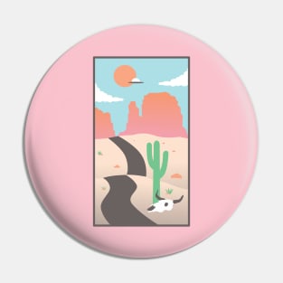 Desert Scene Pin