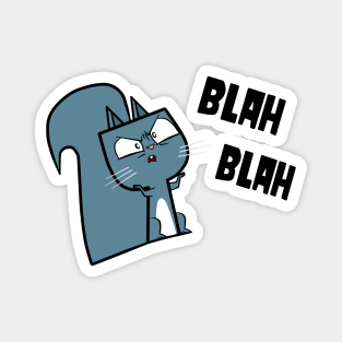 TD Squirrel - Blah Blah Magnet