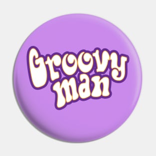 Groovy Tie Dye Design Pin