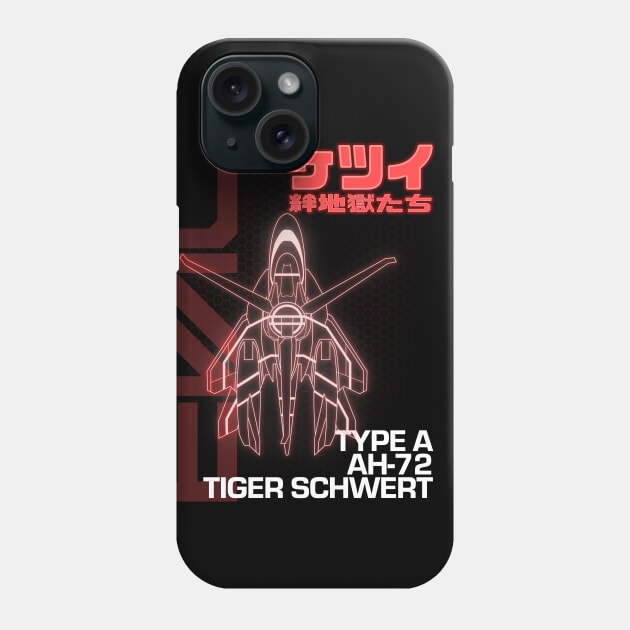 Tiger Schwert Phone Case by RetroCheshire