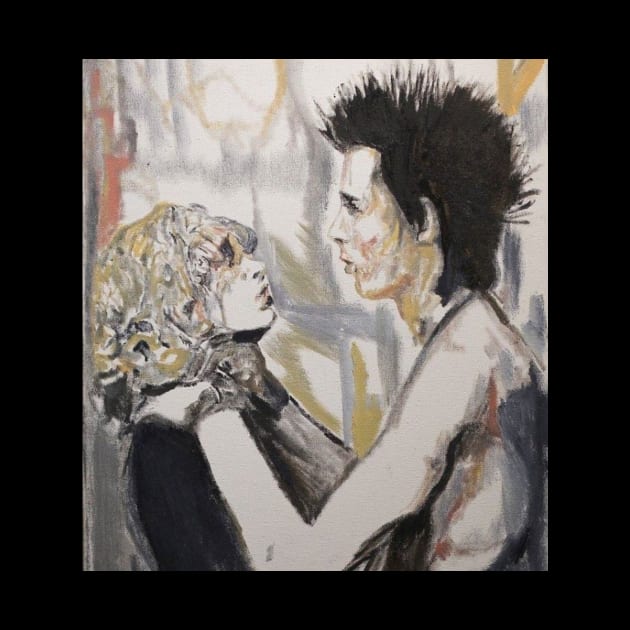 sid and nancy by Mike Nesloney Art