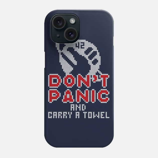 Don't Panic Phone Case by maped