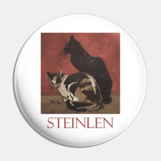 Cats by Théophile Steinlen Pin