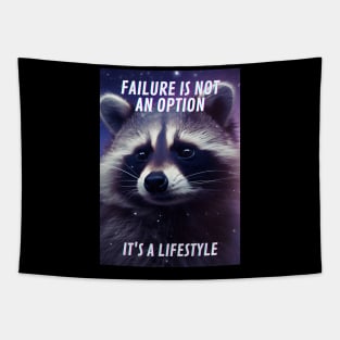 Funny Aesthetic Trash Panda Raccoon Internet Meme Tapestry