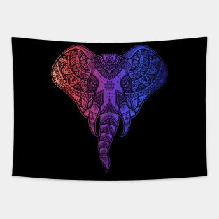 tribal elephant Tapestry