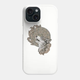 Mandala wolf Phone Case