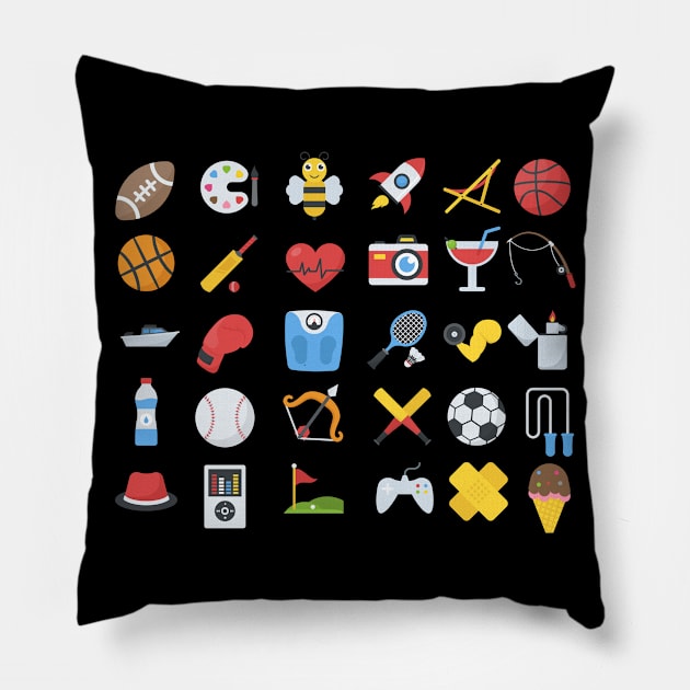 Emoji Pillow by adeeb0
