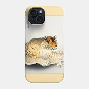 Tiger (1900 - 1930) by Ohara Koson (1877-1945) Phone Case