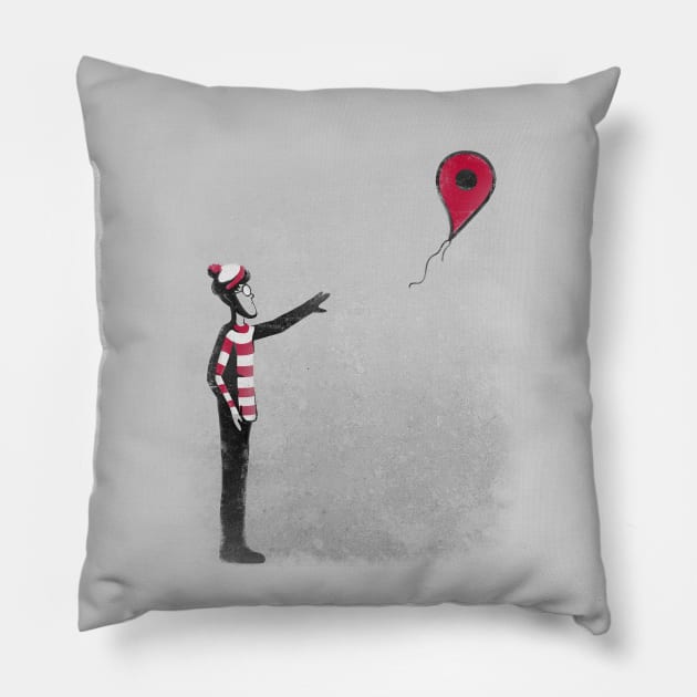 Never Found! Pillow by Raffiti