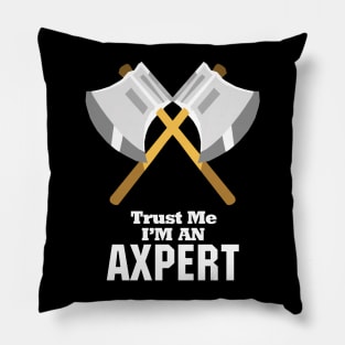 Trust Me I'm An Axpert Pillow