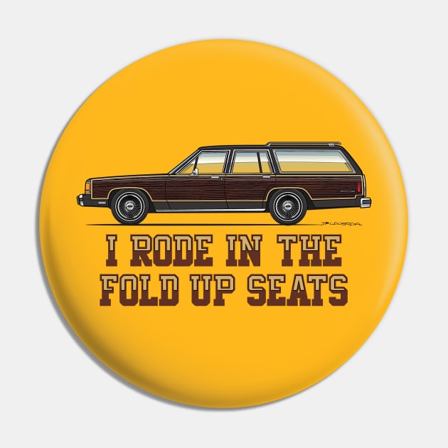 I Rode in the Fold Up Seats Pin by JRCustoms44