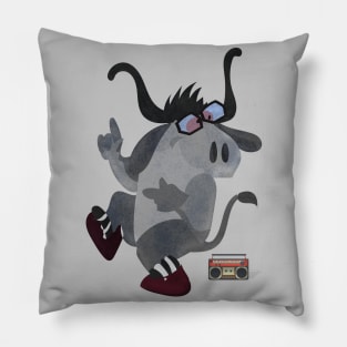 Dancing buffalo Pillow