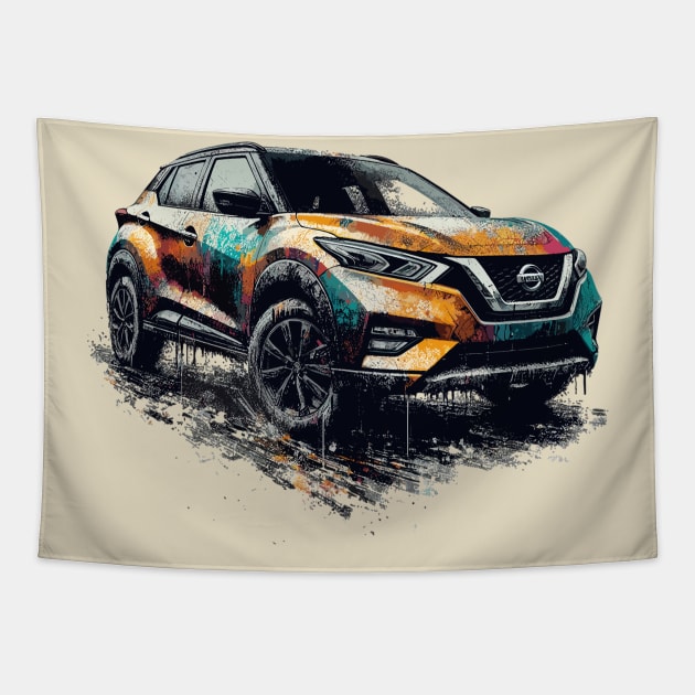 Nissan Kicks Tapestry by Vehicles-Art