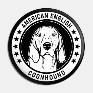 American English Coonhound Fan Gift Pin