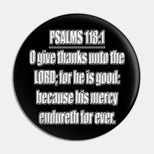 Psalms 118:1 Pin