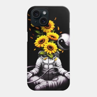 Meditation Astronaut Spring Phone Case