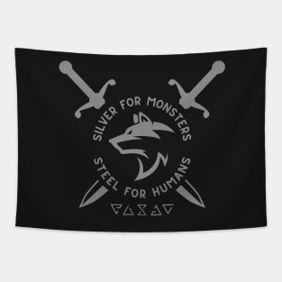 Silver for Monsters - Steel for Humans - Swords and Signs - Fantasy Tapestry