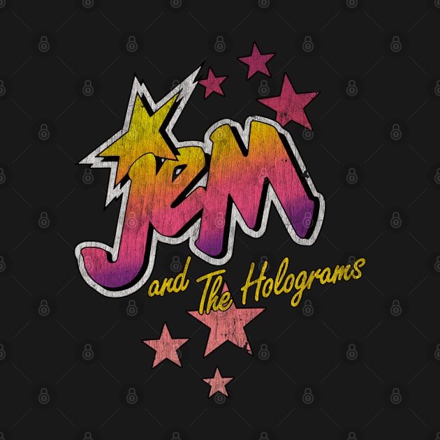 Vintage Jem and the holograms Logo by OniSide