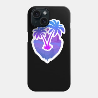 blue-violet island. Phone Case