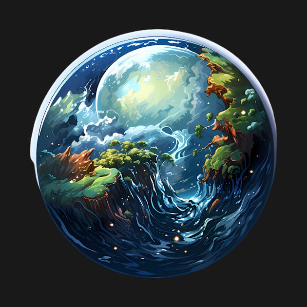 Fantasy Earth Globe by Keciu's Shop