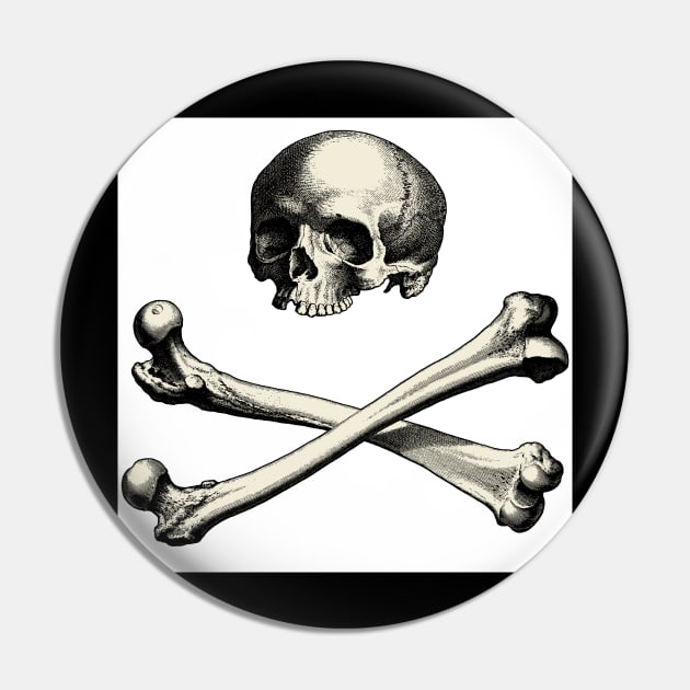 bones Pin by MarkoShirt