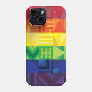 Rainbow Geometric Phone Case