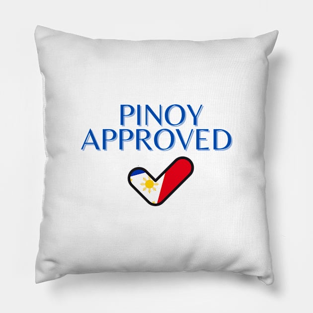 pinoy flag - pinoy approved Pillow by CatheBelan