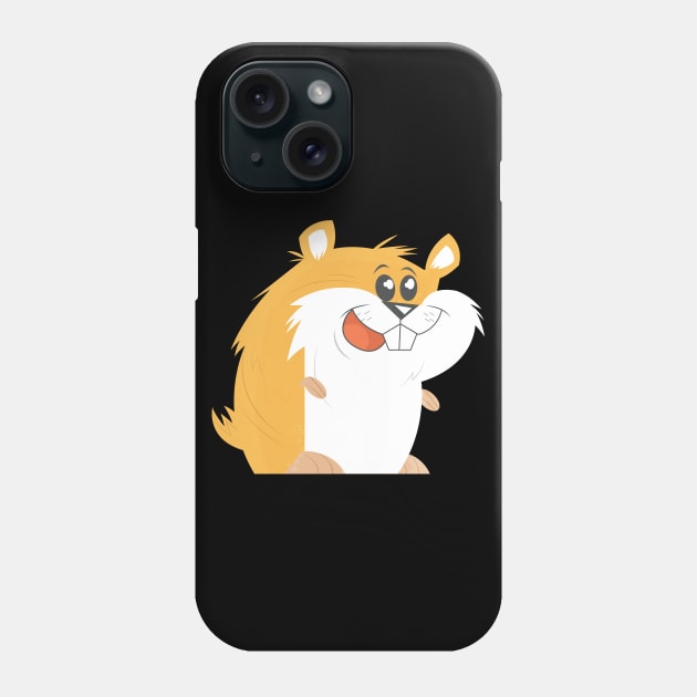 hamster funny cartoon for kids Phone Case by Midoart