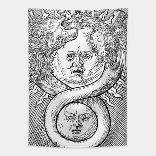 Azoth - Sun and Moon, Basil Valentine, Alchemy Tapestry