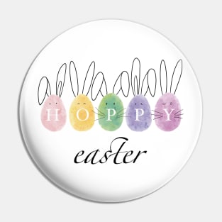 Hoppy Easter bunnies funny eggs Pin