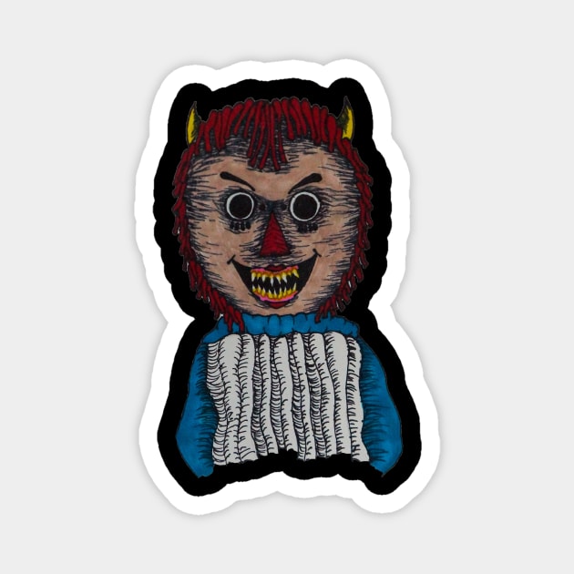 Demon Doll Magnet by tiger1oo