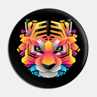 Glossy Tiger Pin